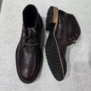 🐢 Andrew Marc leather Chukka boots Size 7.5 Excellent Condition!